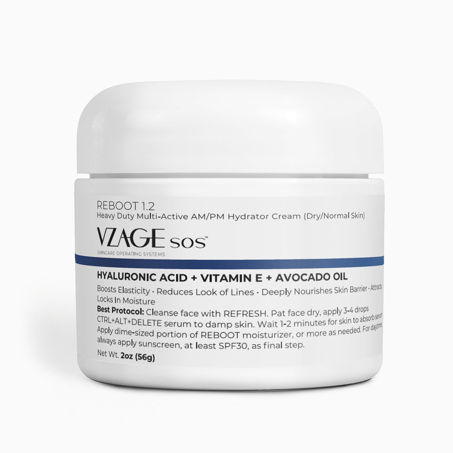 REBOOT 1.2 Heavy Duty Multi-Active AM/PM Hydration Cream (Dry/Normal Skin)