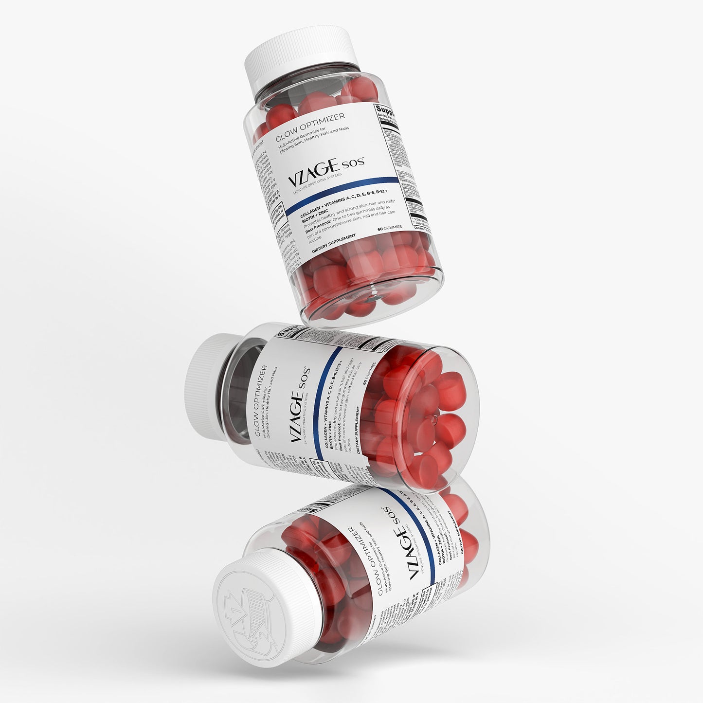 GLOW OPTIMIZER Multi-Active Gummies for Glowing Skin, Healthy Hair and Nails