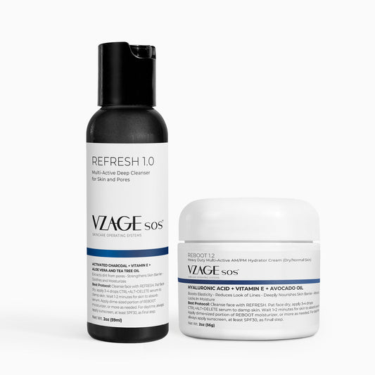 Core Module 1.2 Kit with REBOOT 1.2 Heavy Duty Multi-Active AM/PM Hydration Cream (Dry/Normal Skin)