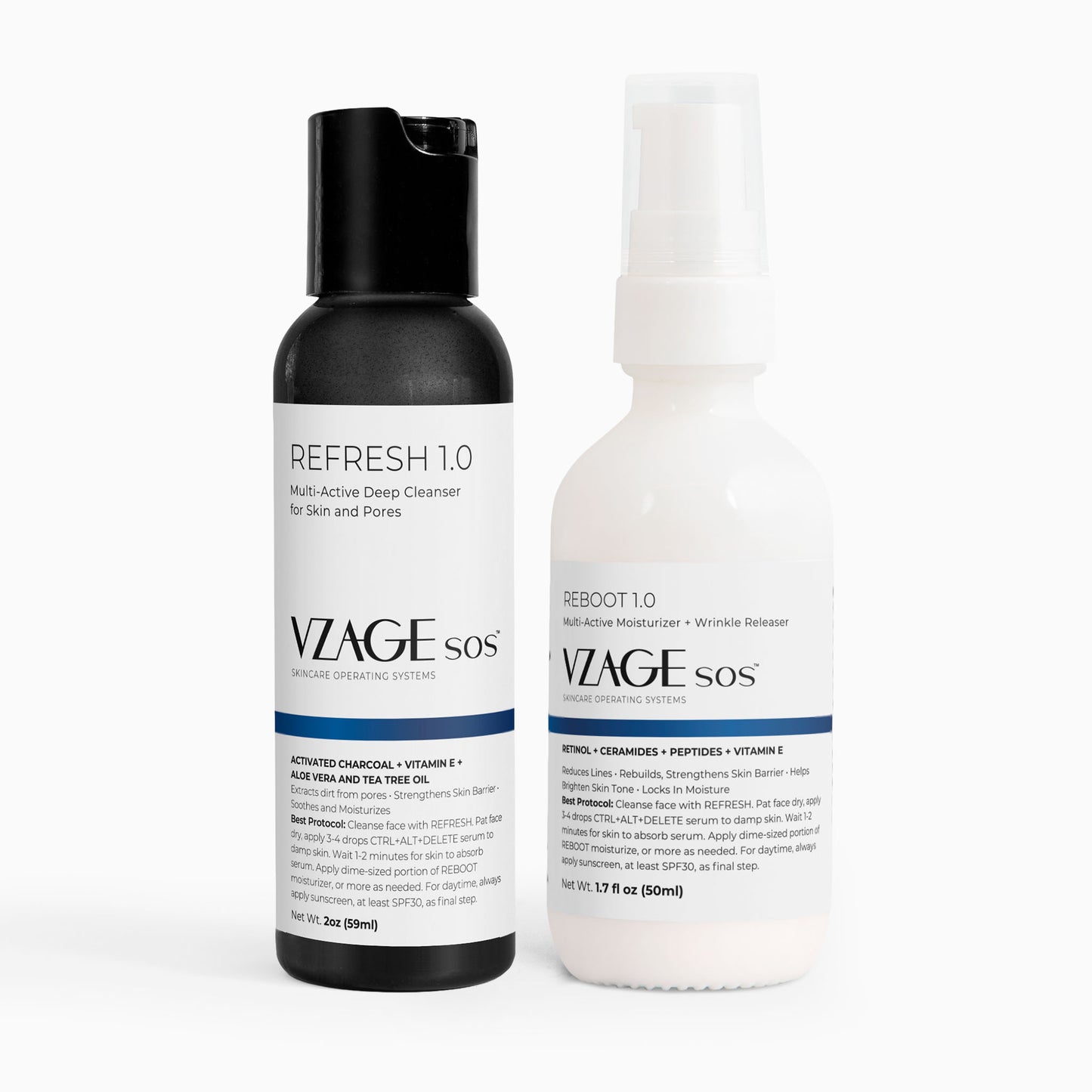 Core Module 1.0 Kit with REBOOT 1.0 Multi-Active Moisturizer + Wrinkle Releaser